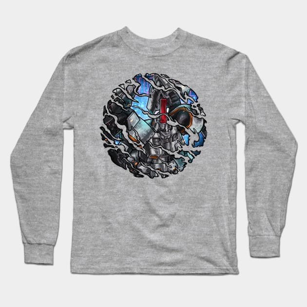 Tallgeese Long Sleeve T-Shirt by kimikodesign